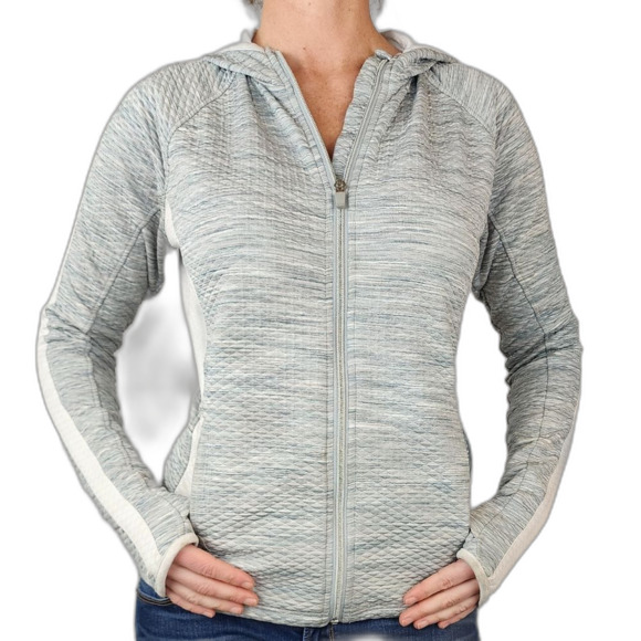 Athleta Tops - Athleta Grey Zipper Hoodie Jacket size S